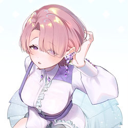This is a pixiv picture whose title is イヤリング.