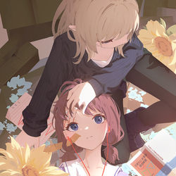 This is a pixiv picture whose title is 井芹仁菜「空の箱」.