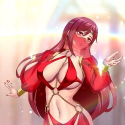 This is a pixiv picture whose title is エルザ・スカーレット「踊り子」.