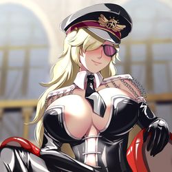 This is a pixiv picture whose title is ドミノ「女王様」.