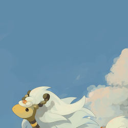 This is a pixiv picture whose title is 遠雷.