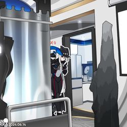 This is a pixiv picture whose title is 【泰拉时报#11】大蒂！这鱼抓不得啊😭.