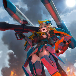 This is a pixiv picture whose title is GAT-X131 カラミティ 【CALAMITY】.