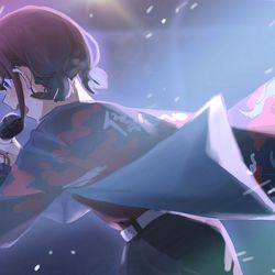 This is a pixiv picture whose title is 🎸.