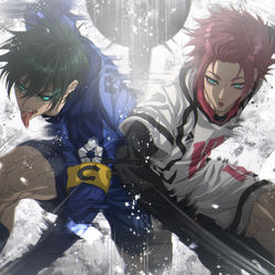 This is a pixiv picture whose title is Brothers' Duel.