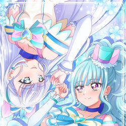This is a pixiv picture whose title is ニャミーとリリアン🐈.