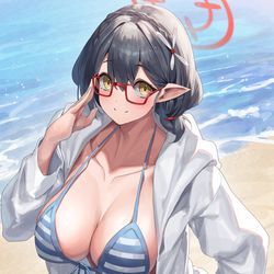 This is a pixiv picture whose title is アヤネ　水着！.
