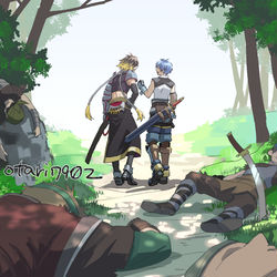 This is a pixiv picture whose title is 【腐】フェイアルまとめ.