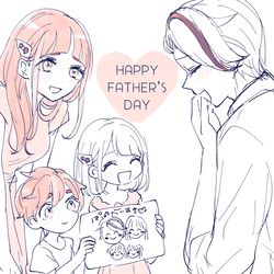 This is a pixiv picture whose title is 父の日.