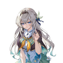 This is a pixiv picture whose title is 流萤 同人图.