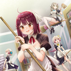 This is a pixiv picture whose title is アトリエの大掃除.