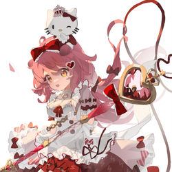 This is a pixiv picture whose title is 魔法猪咪！.