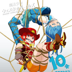 This is a pixiv picture whose title is 祝10周年!! 魔法少女ウェスタンガールズ!!.