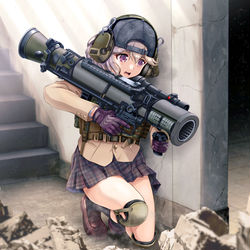 This is a pixiv picture whose title is カールグスタフ M4.