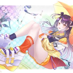 This is a pixiv picture whose title is ☔｜海妹四葉/にじさんじ #海妹四葉爆誕祭2024.