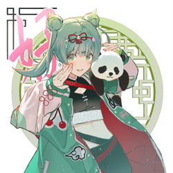 This is a pixiv picture whose title is ハオ.