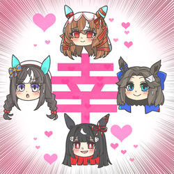 This is a pixiv picture whose title is 幸せ会.