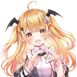 This is a pixiv picture whose title is 夜空メルさんサムネイラスト.