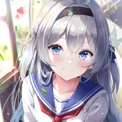 This is a pixiv picture whose title is 流螢.