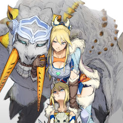 This is a pixiv picture whose title is ちいさいの×2とおっきいの×2.