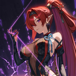 This is a pixiv picture whose title is yinlin \ 吟霖.