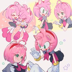 This is a pixiv picture whose title is SonicX Amy.