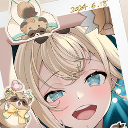 This is a pixiv picture whose title is いろはちゃんお誕生日2024.