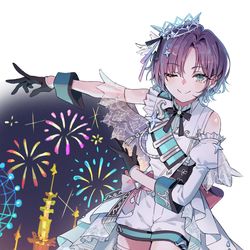 This is a pixiv picture whose title is 見える？すごいでしょう🎇.