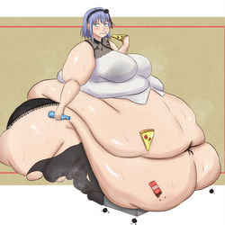 This is a pixiv picture whose title is Morbidly Obese Hotaru.