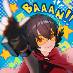 This is a pixiv picture whose title is 天下無双のスーパーヒーロー.