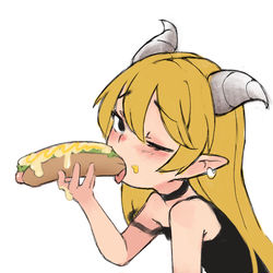 This is a pixiv picture whose title is hungry.