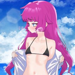 This is a pixiv picture whose title is 霧島ロミン.