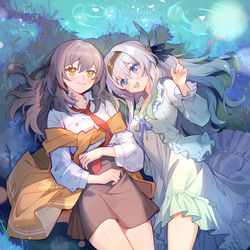 This is a pixiv picture whose title is 一起看星星吧~★.