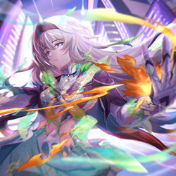 This is a pixiv picture whose title is 流萤.