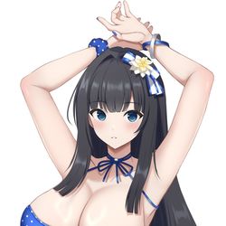 This is a pixiv picture whose title is 閃乱カグラ 斑鳩.