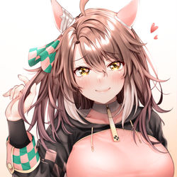 This is a pixiv picture whose title is 「ど、どうですか？」.