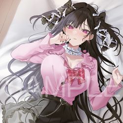 This is a pixiv picture whose title is 美来さんは見た目だけ地雷系！！.
