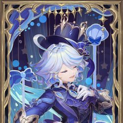 This is a pixiv picture whose title is 【Genshin】Furina.