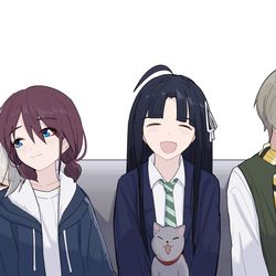 This is a pixiv picture whose title is 你怎么还能坐得住啊…….