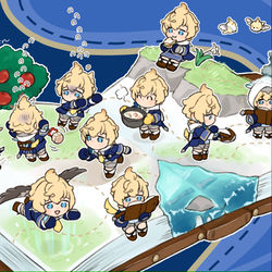 This is a pixiv picture whose title is ミカくんだらけの原神まとめ5.