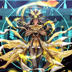 This is a pixiv picture whose title is Amaterasu kiriko.