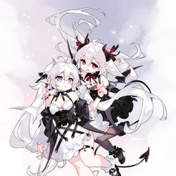 This is a pixiv picture whose title is 大成功VS大失敗.
