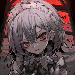This is a pixiv picture whose title is 咲夜.