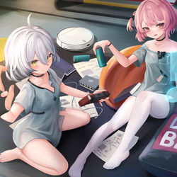 This is a pixiv picture whose title is Game Developing.