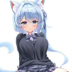 This is a pixiv picture whose title is 朝潮.