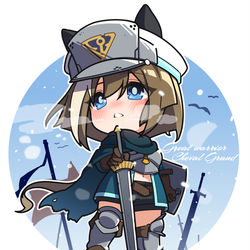 This is a pixiv picture whose title is 偉大な戦士　シュヴァルグラン.