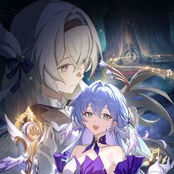 This is a pixiv picture whose title is 宇宙の騎士と宇宙の歌姫.