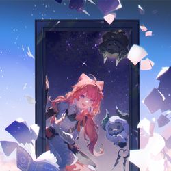 This is a pixiv picture whose title is 安可.
