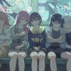 This is a pixiv picture whose title is mygo *（ !+!+!+!+! ) = love~.
