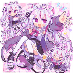 This is a pixiv picture whose title is 🐈.